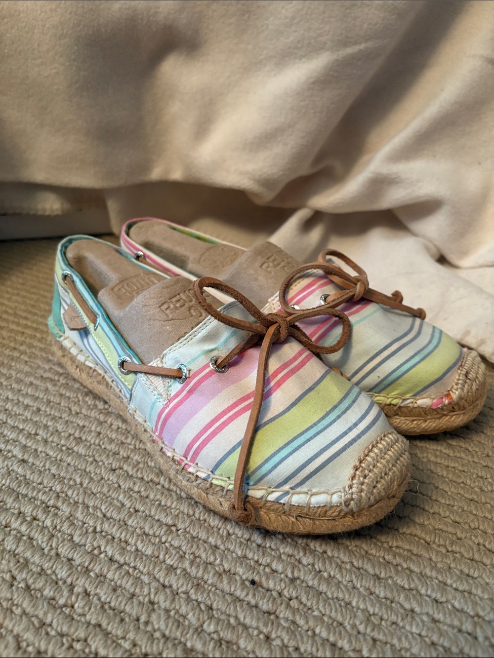 Sperry Multicolor Striped Espadrilles